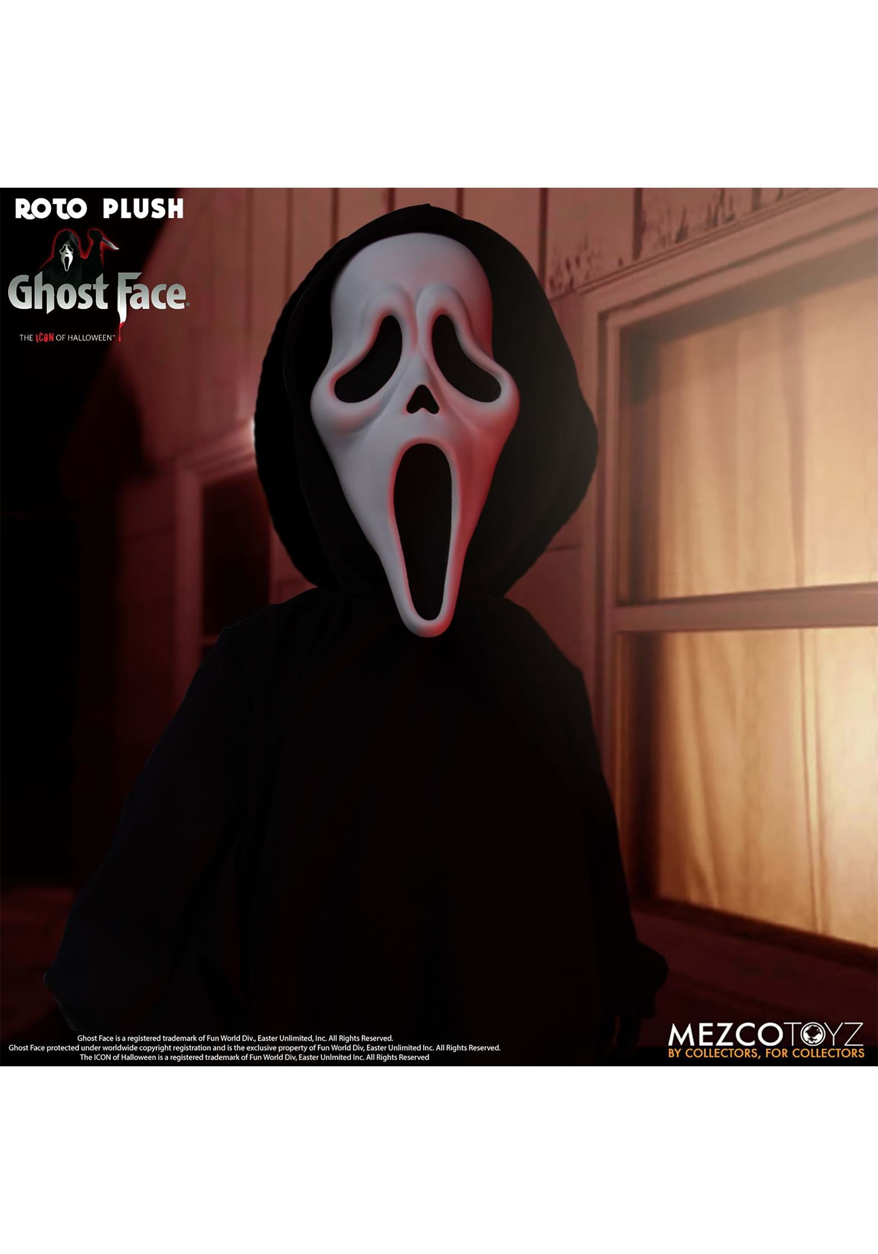 MDS Roto Plush Ghost Face Doll