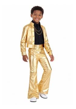 Boys Gold Studio Disco Costume Main 2