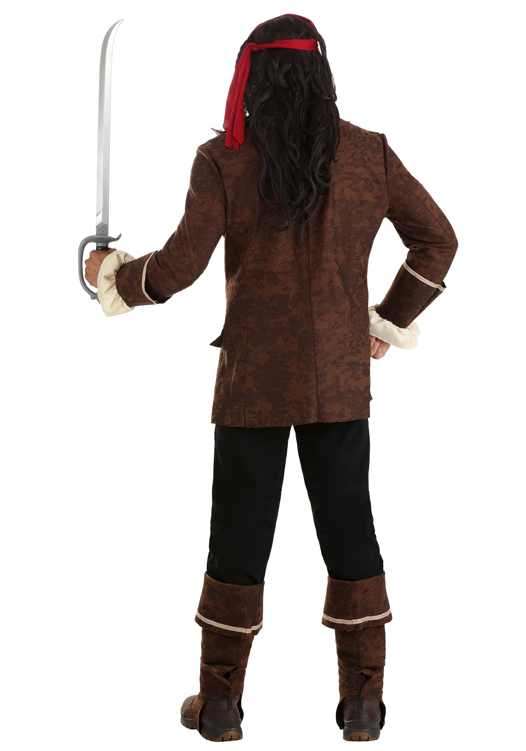 Fantasia de Pirata para Adultos - Adult Cutthroat Pirate Costume