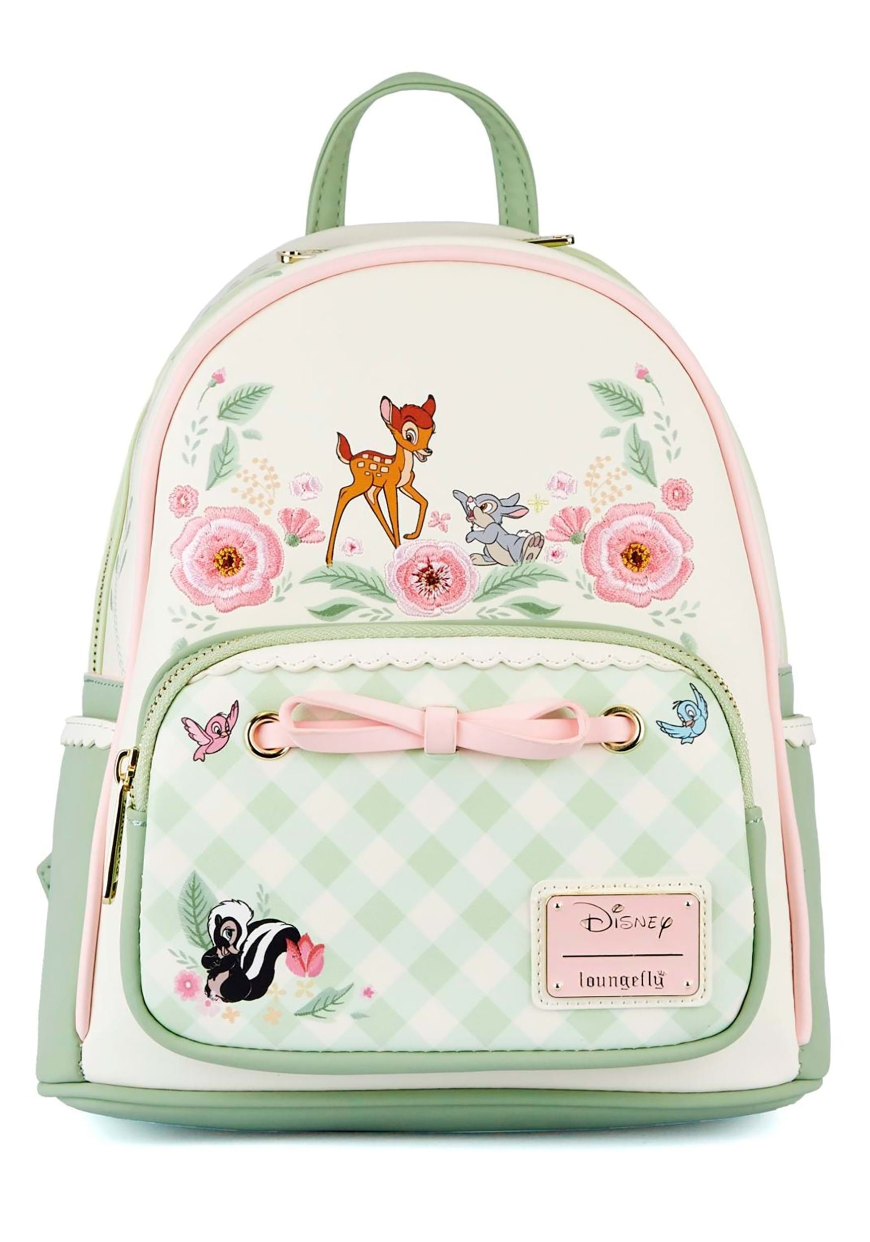 Disney Bambi Springtime Gingham Loungefly Mini Backpack