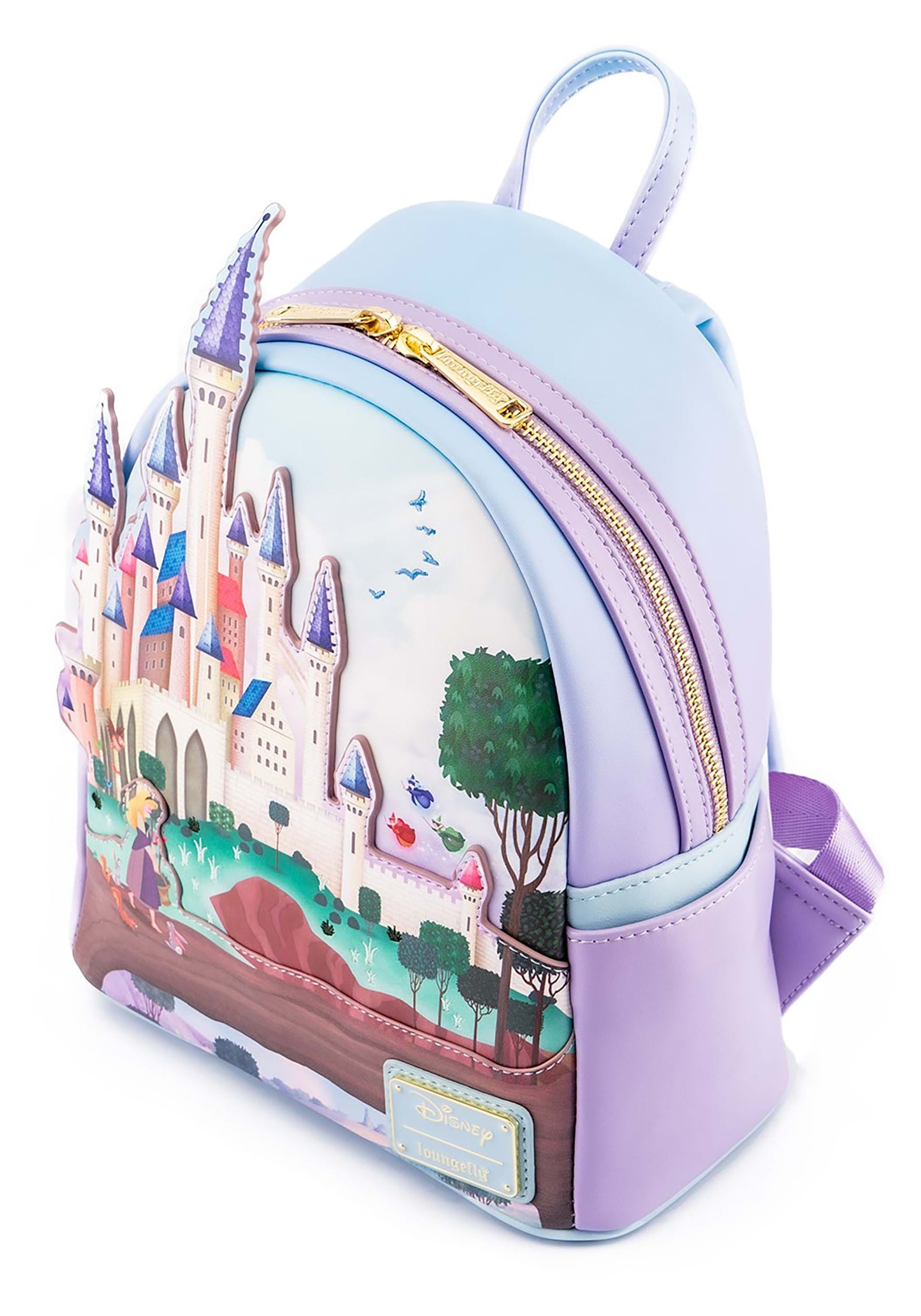 Loungefly Disney Tangled Princess Castle Mini Backpack
