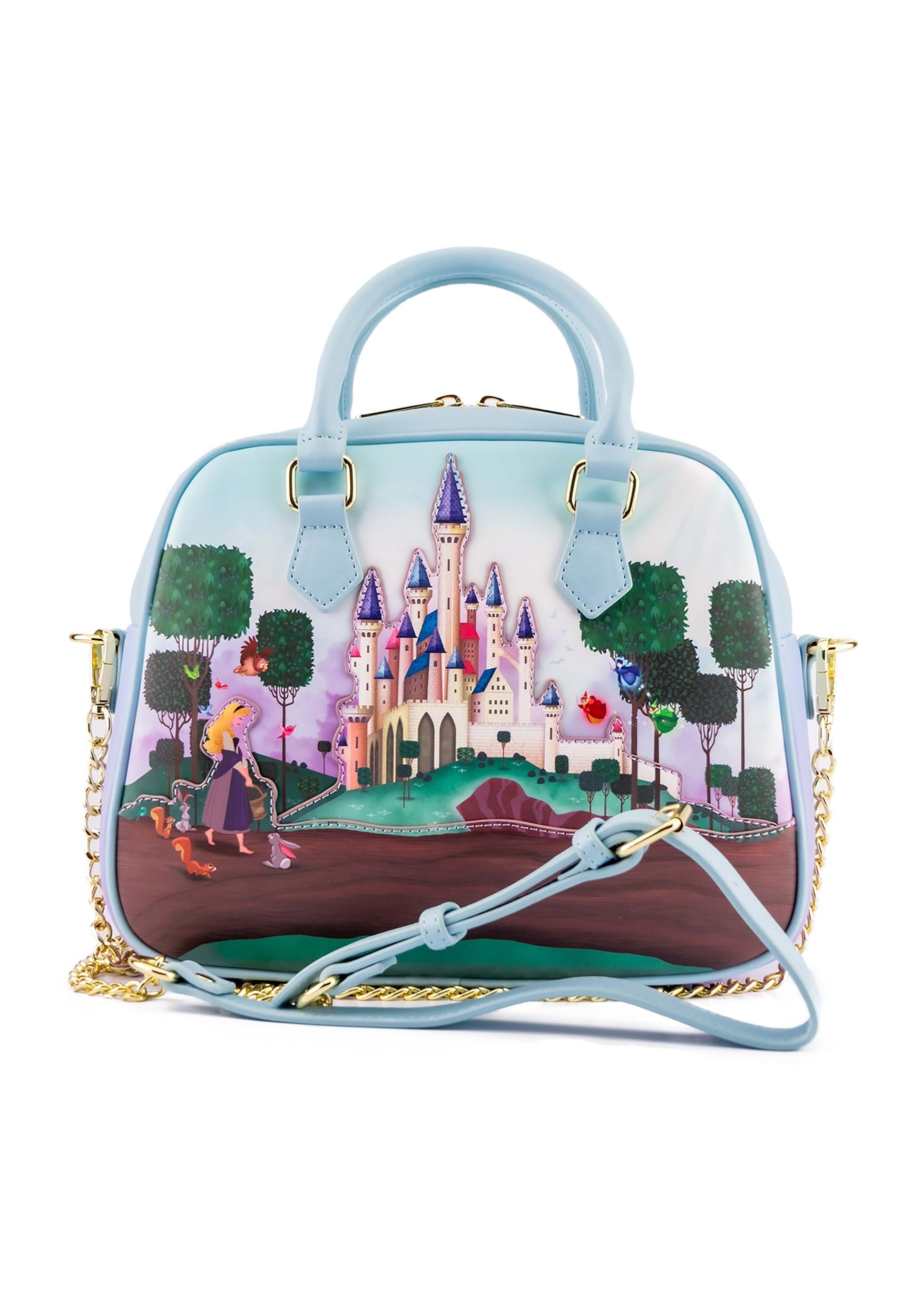Danielle Nicole Disney Sleeping Beauty Maleficent Crossbody Bag, Black:  Handbags