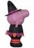 Small 42 Inch Airblown Peppa Pig Witch Decoration Alt 1