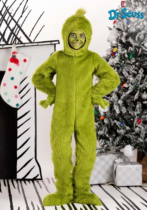 Dr. Seuss Grinch Kid's Open Face Costume