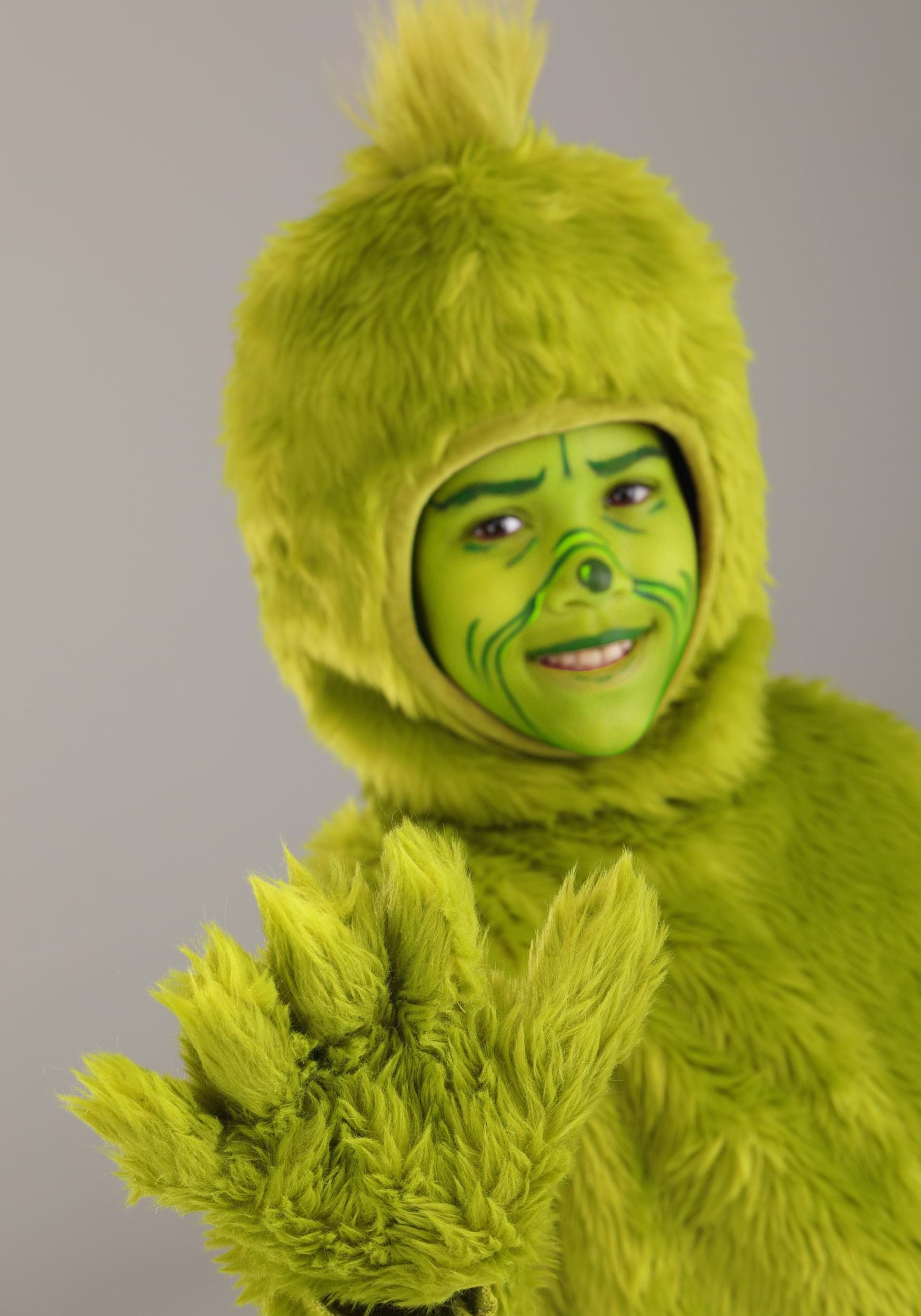 Adult Dr. Seuss Open Face Grinch Costume
