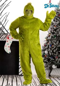 Dr. Seuss Grinch Adult Plus Open Face Costume