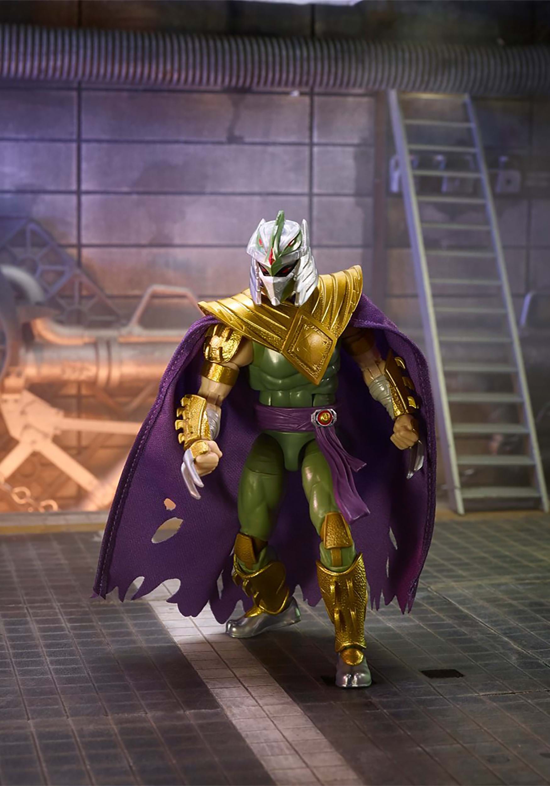 Power Rangers X TMNT Lightning Collection Morphed Shredder Green Ranger Action Figure
