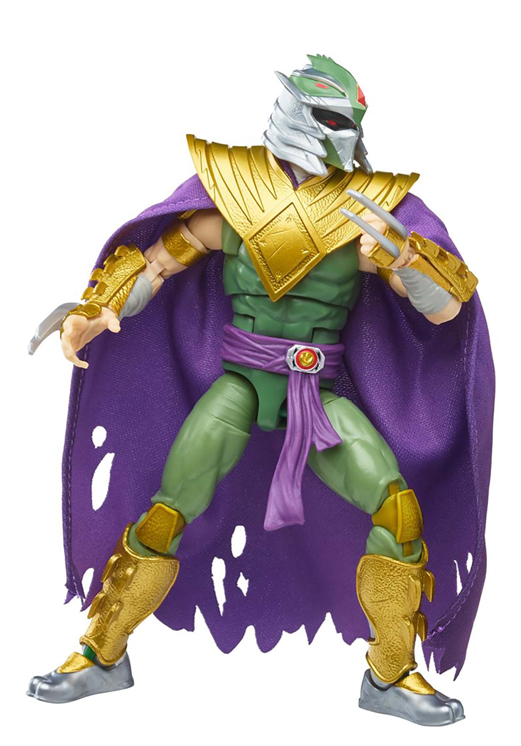 Power Rangers X TMNT Lightning Collection Morphed Shredder Green Ranger Action Figure