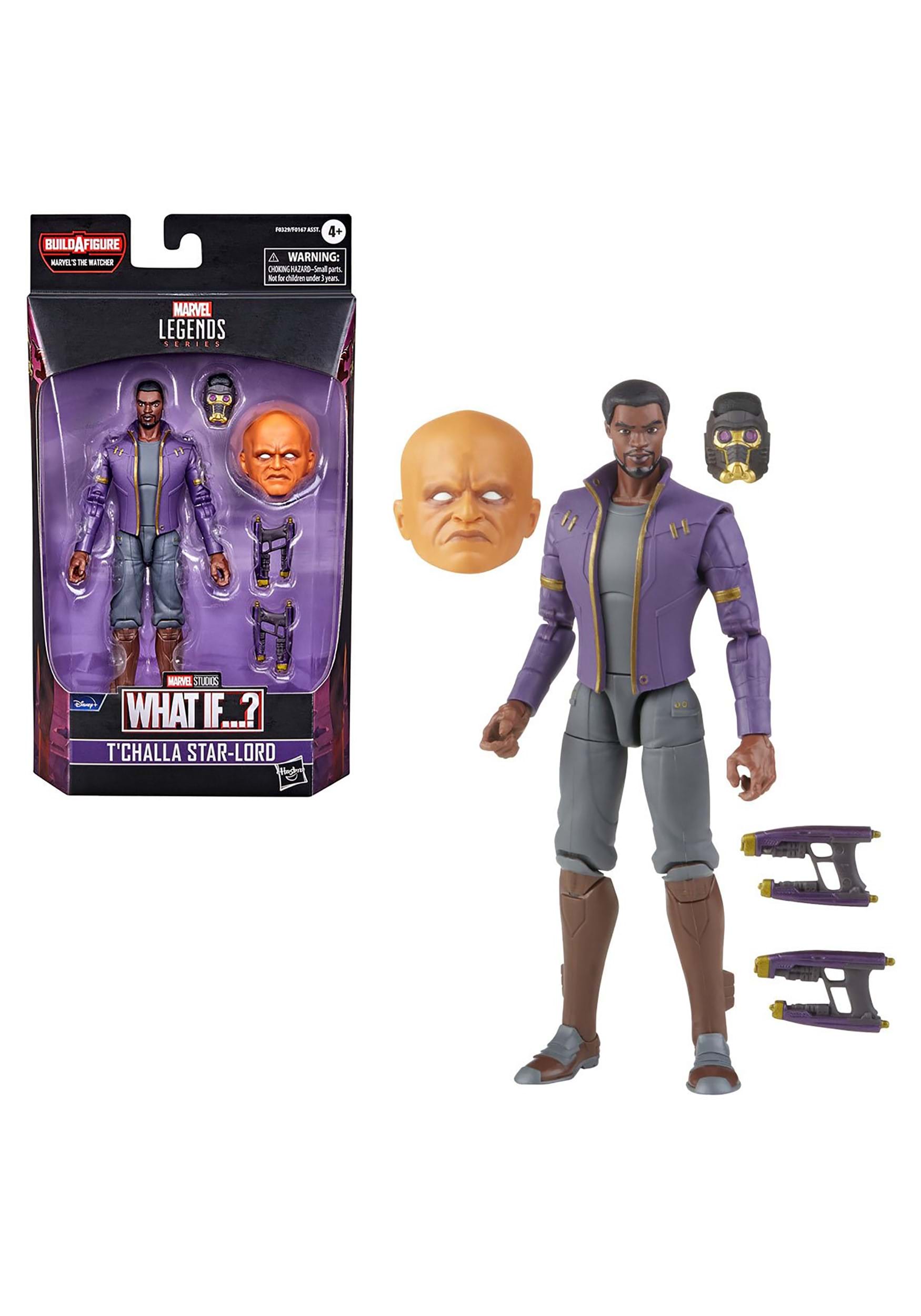 Boneco T'Challa Star Lord WHAT IF? Marvel Legends Series