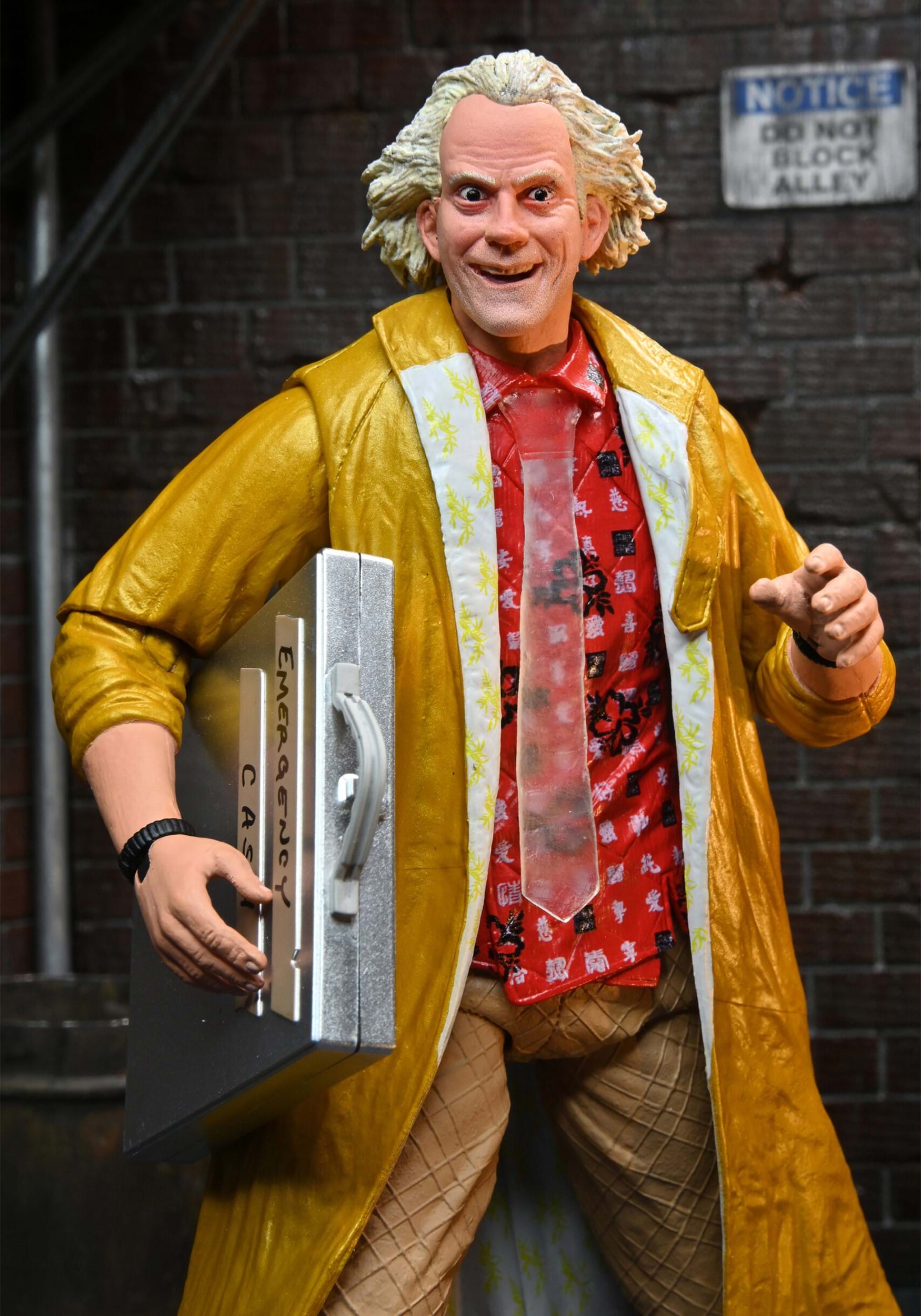 NECA Doc Brown Back To The Future Part 2 Ultimate 2015 Action Figure 