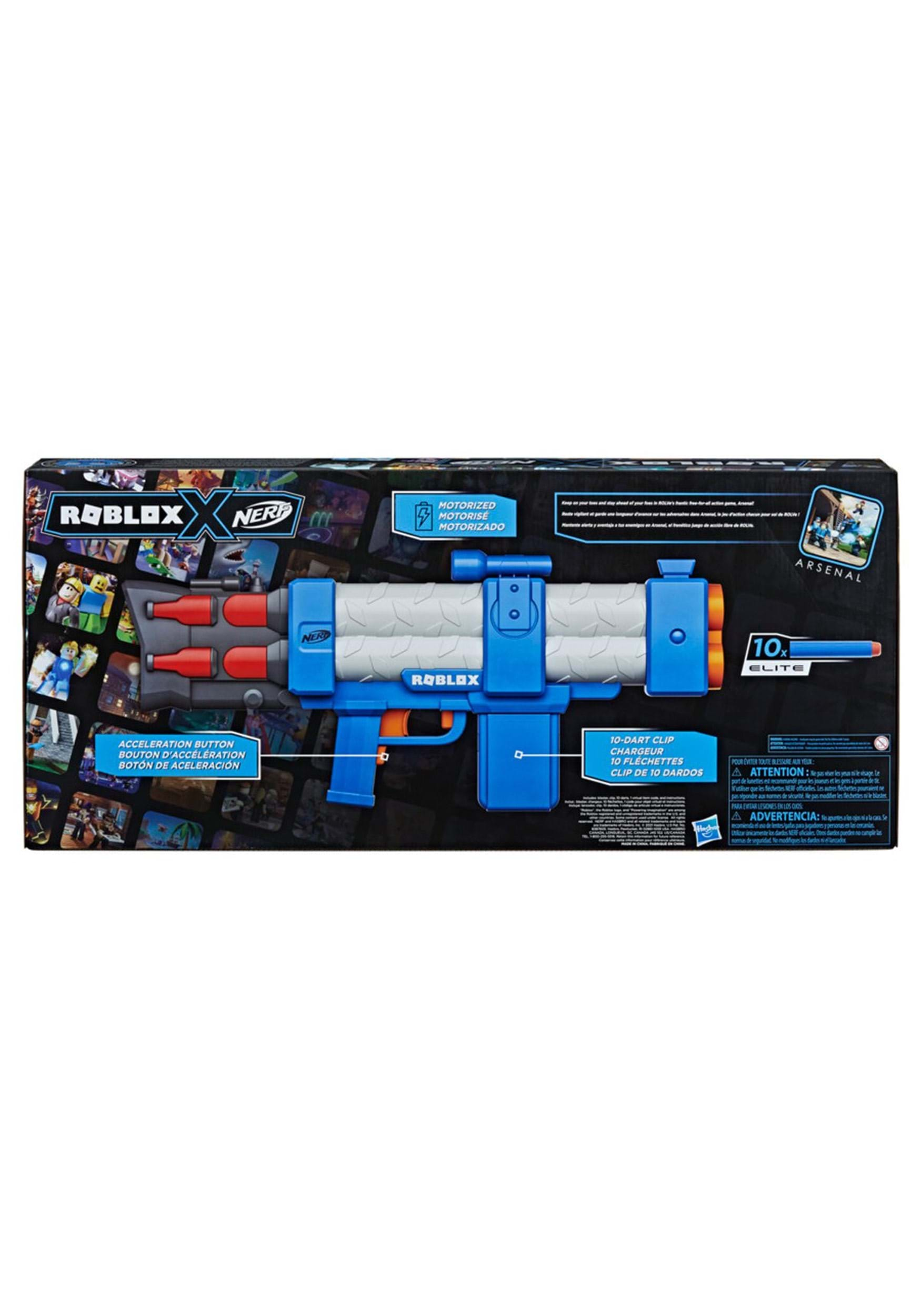 Hasbro Nerf ROBLOX Arsenal Pulse Laser & Mm2 Shark Seeker Game Code  Included for sale online