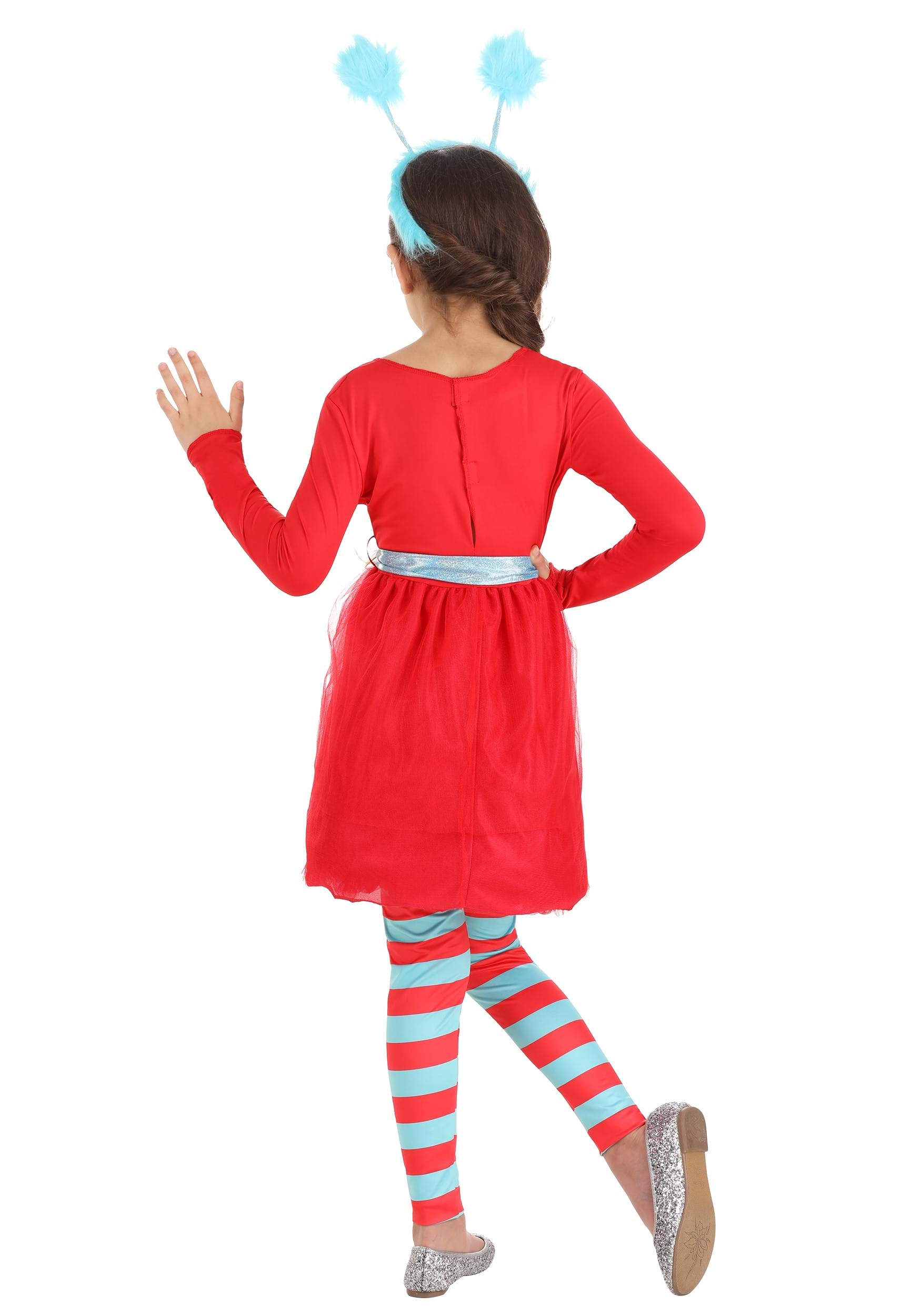 Seuss Thing 1 & Thing 2 Leggings Child Size 3-6 One Size Fits Kost BRAND NEW Dr