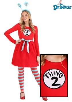 Dr. Seuss Thing 1 2 Womens Costume