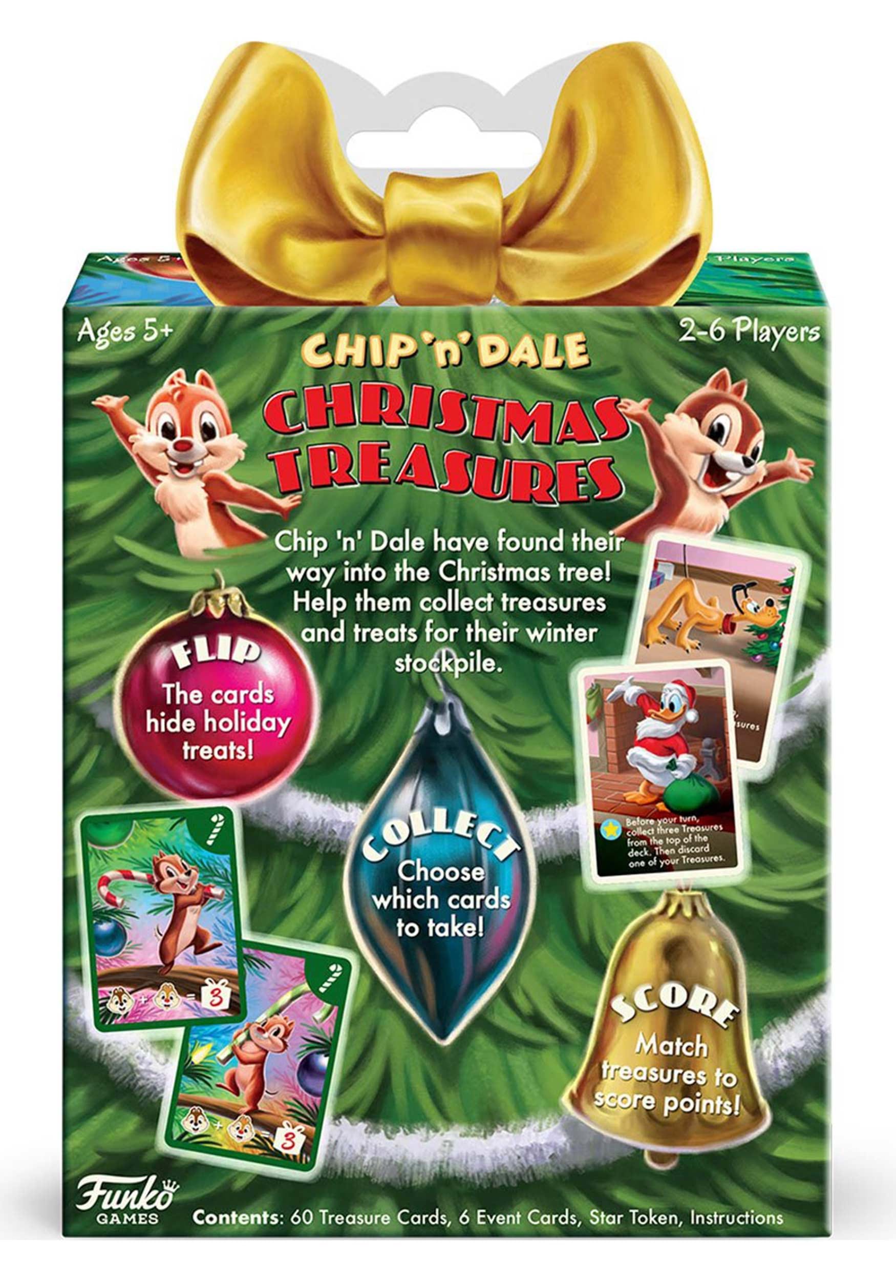 Funko Disney Chip N Dale Christmas Treasures Game