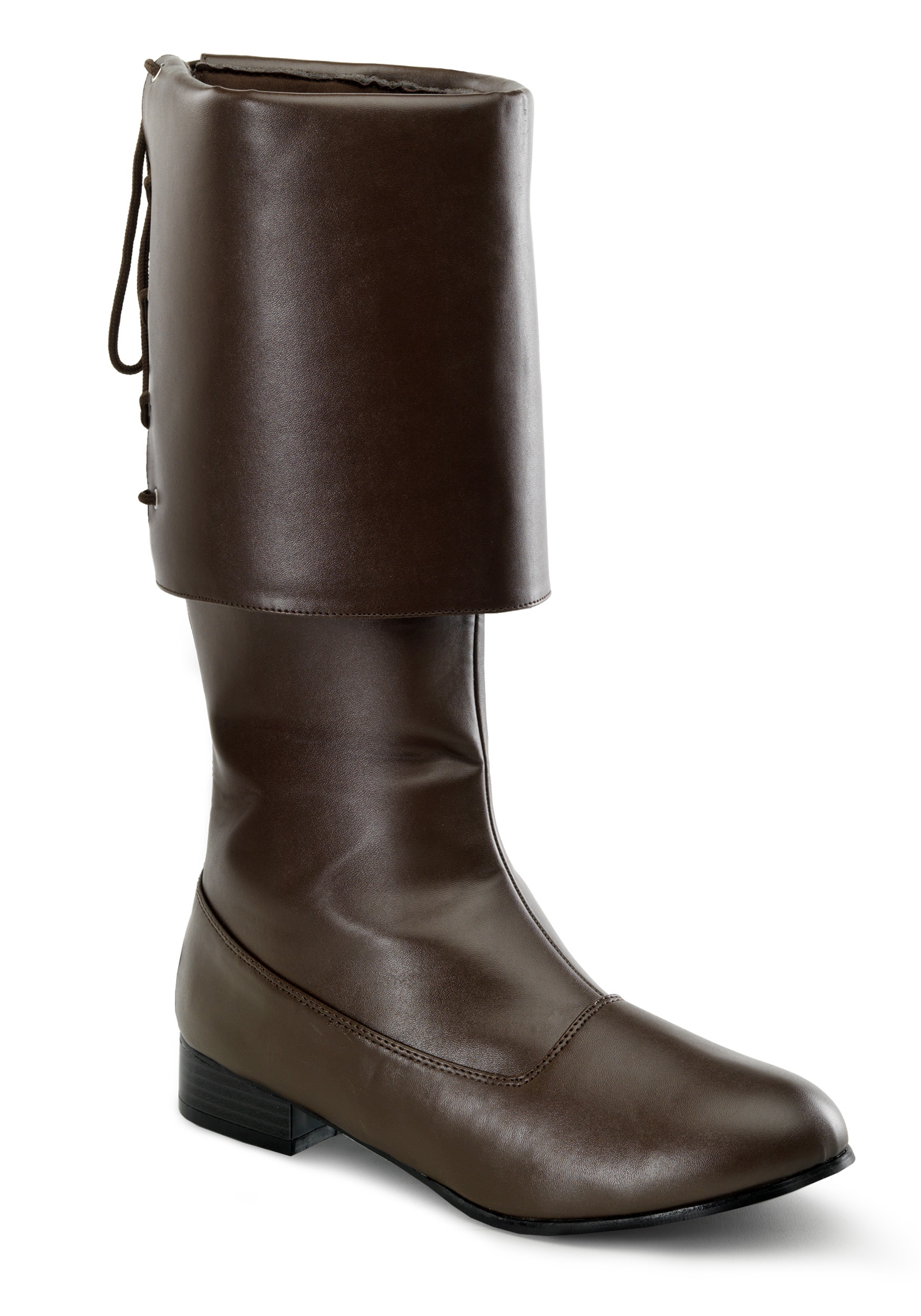 Adults Costume Brown Buccaneer Boots