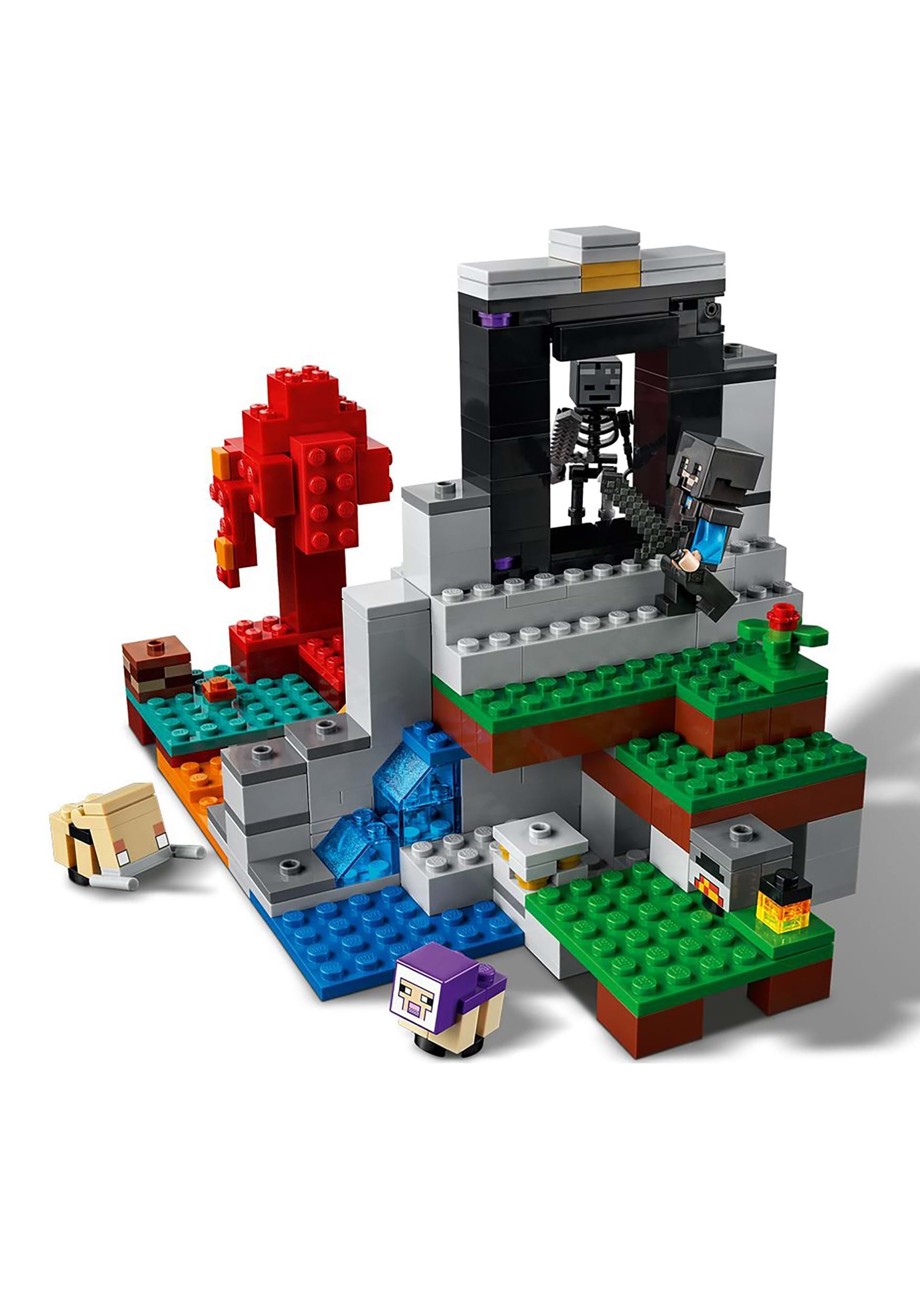 Minecraft The Ruined Portal Building Set from LEGO