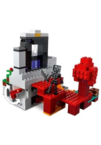 ruined portal lego minecraft