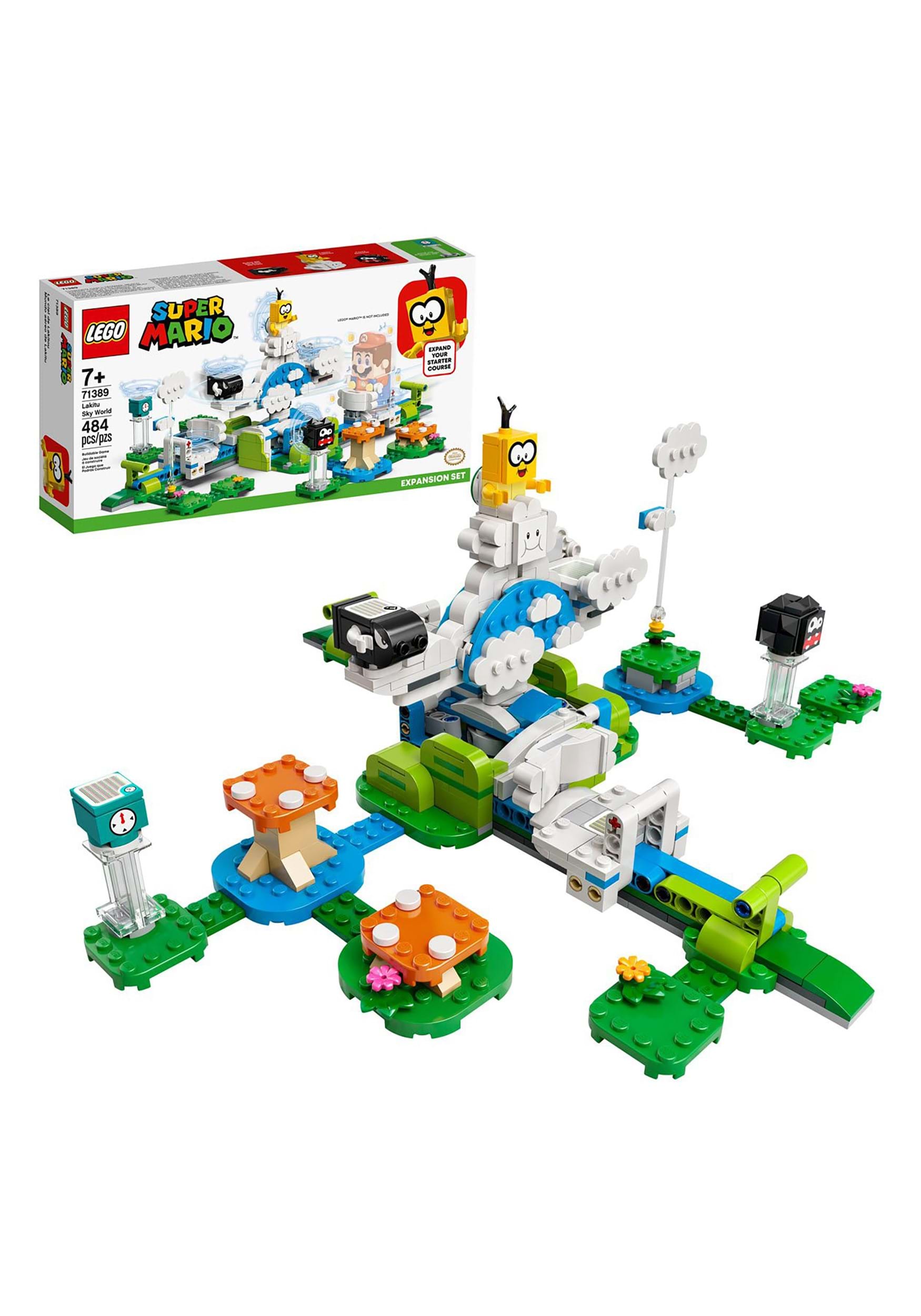 Super Mario Lakitu Sky World LEGO Expansion Set