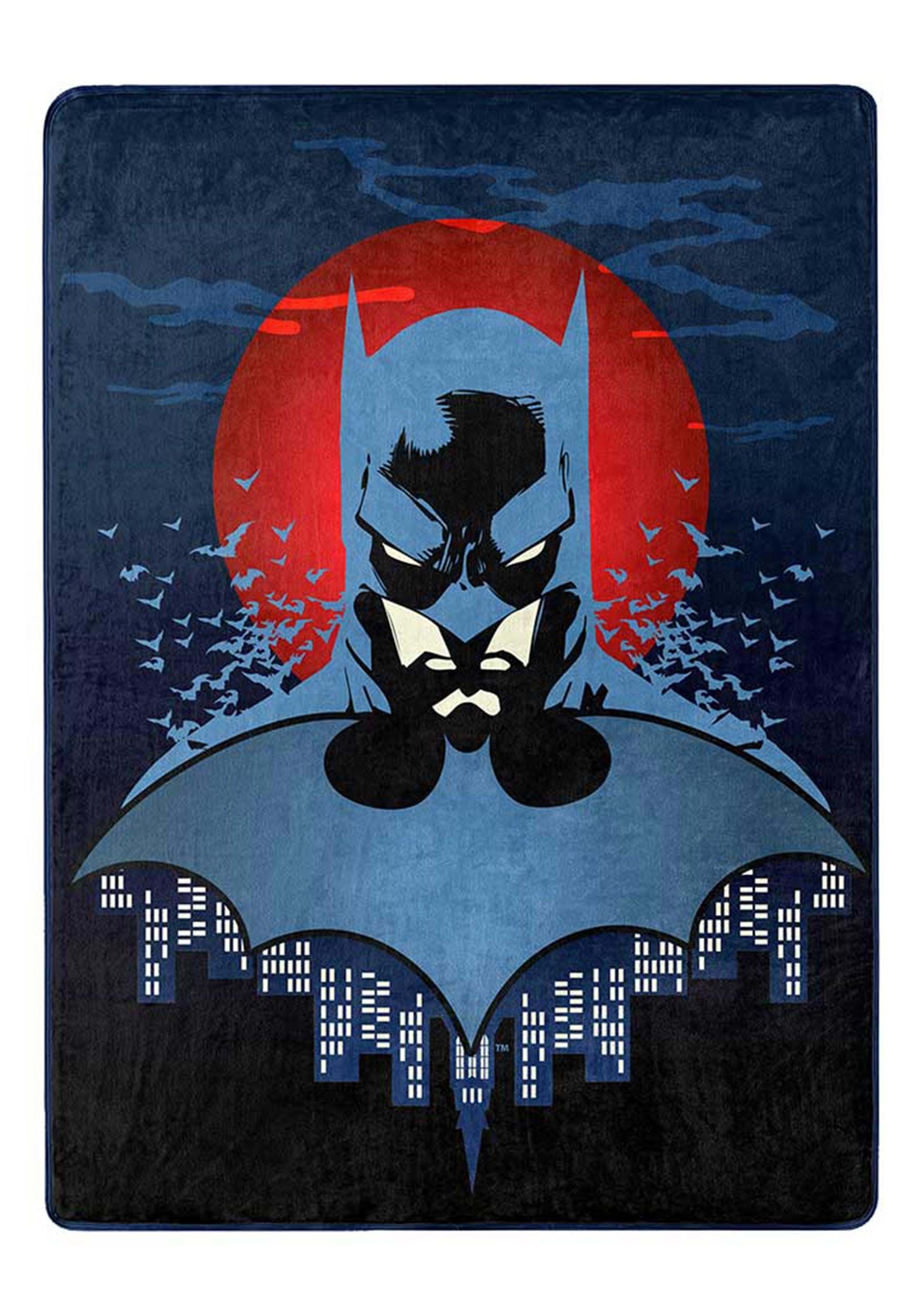 46"x60" Silk Throw Blanket Batman Anti Hero | DC Blankets