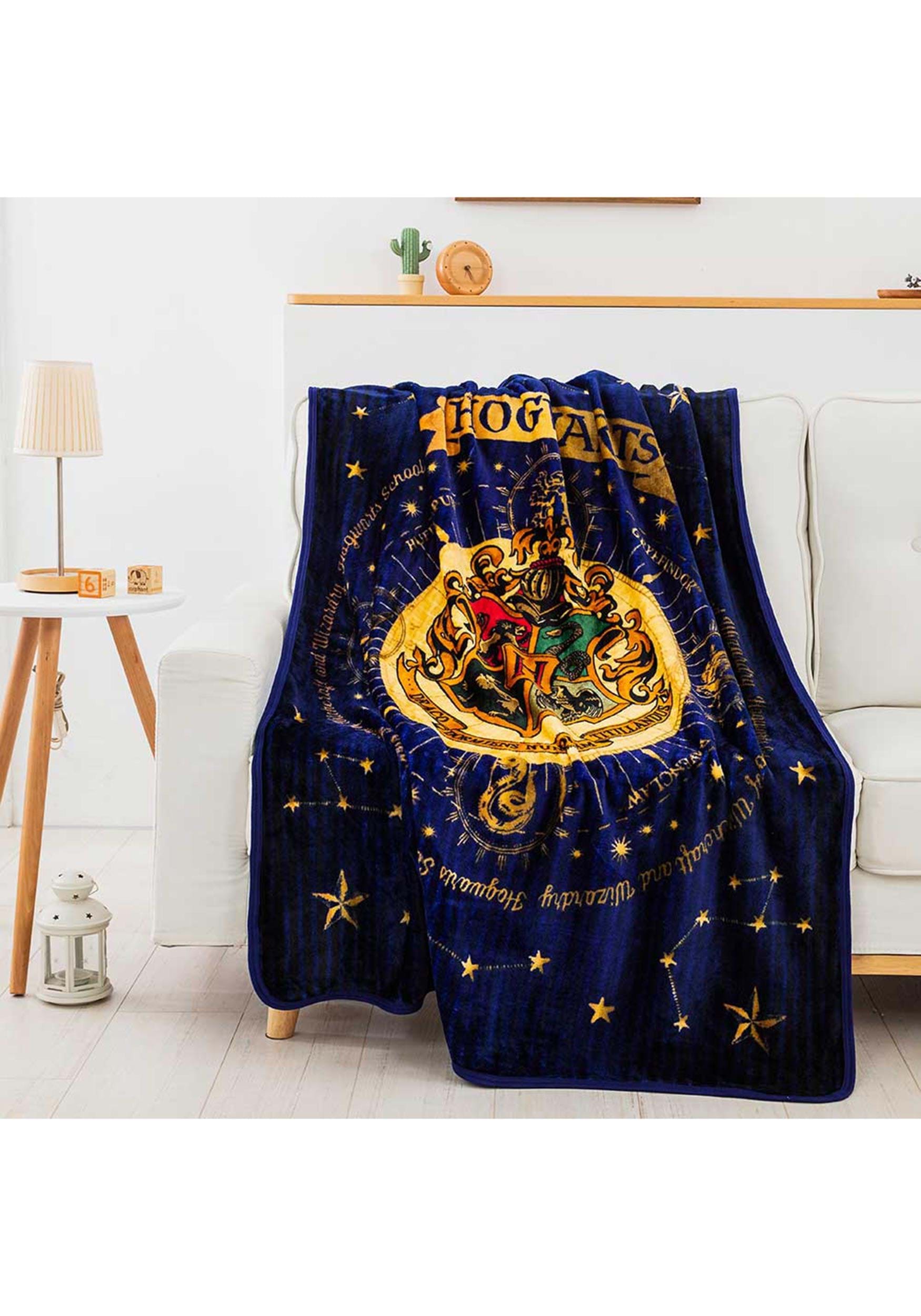 Harry Potter Ravenclaw House Crest Silk Touch Throw 50 x 60- Ravenclaw 