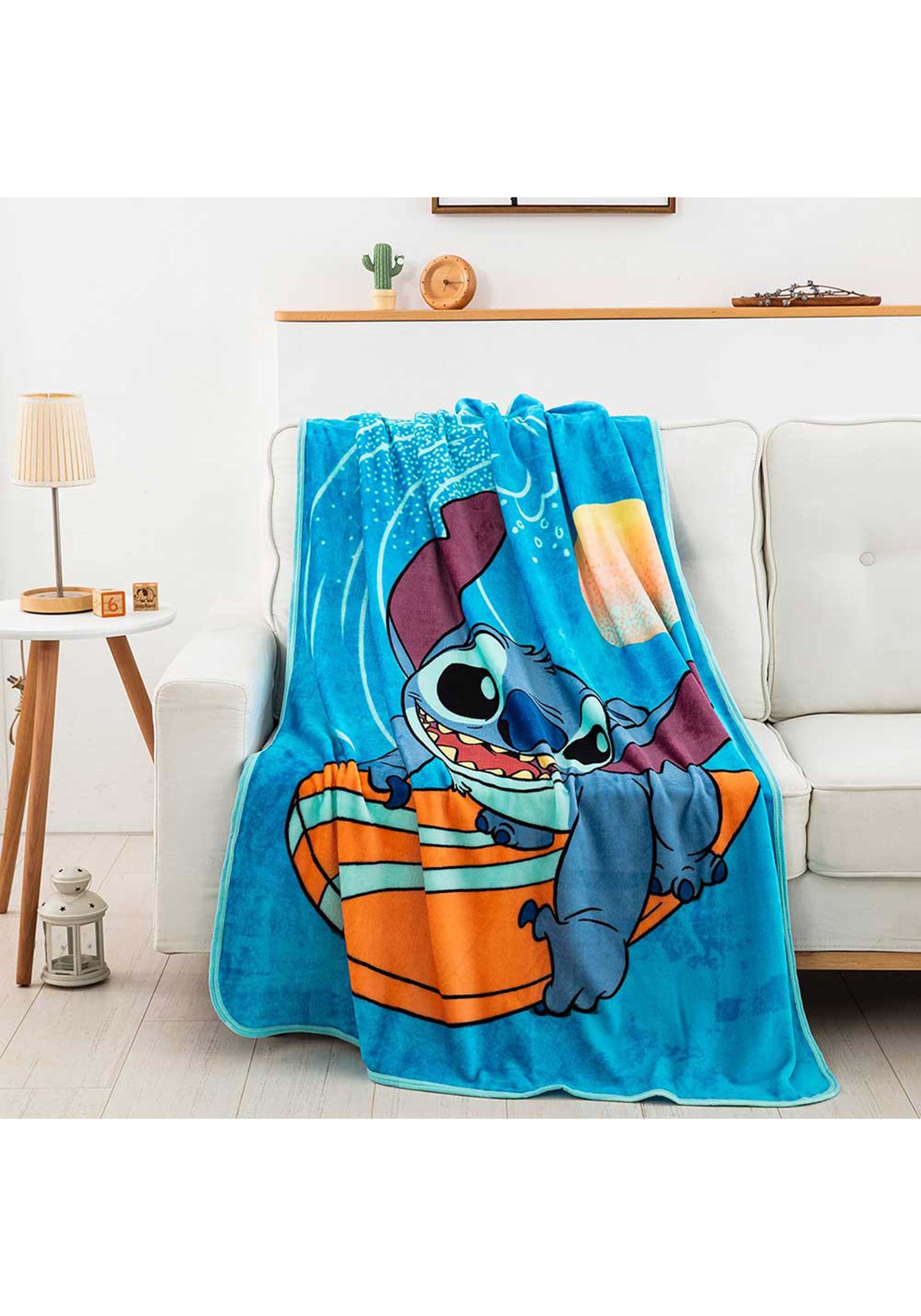 Lilo & Stitch Makes Waves 46x60 Silk Touch Throw Blanket