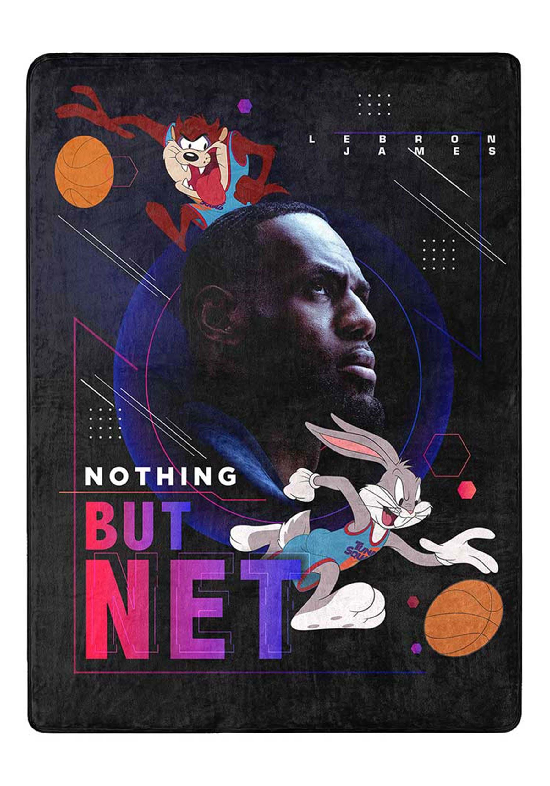 46"x60"  Space Jam 2 Nothing But Net Silk Touch Throw Blanket