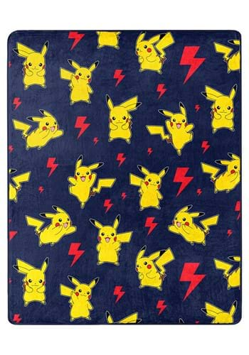 Pokémon Lightning Zap 40x50 Throw w/ Hugger