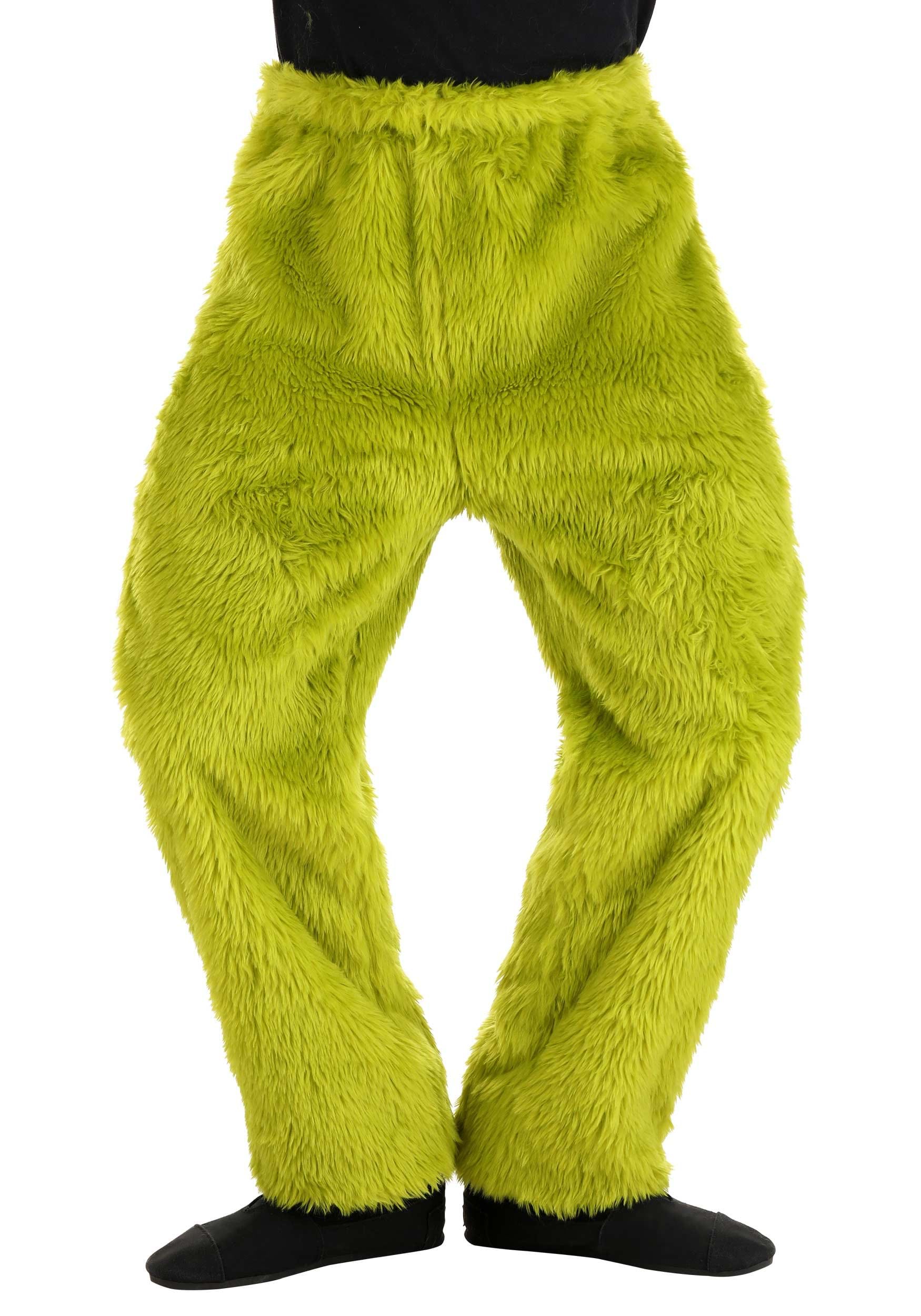 Dr. Seuss Grinch Fur Adult Pants | Grinch Costume Accessories