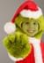 Dr. Seuss Grinch Santa Open Face Costume for Toddlers Alt 3