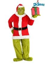 Plus Size Dr. Seuss Grinch Santa Open Face Costume