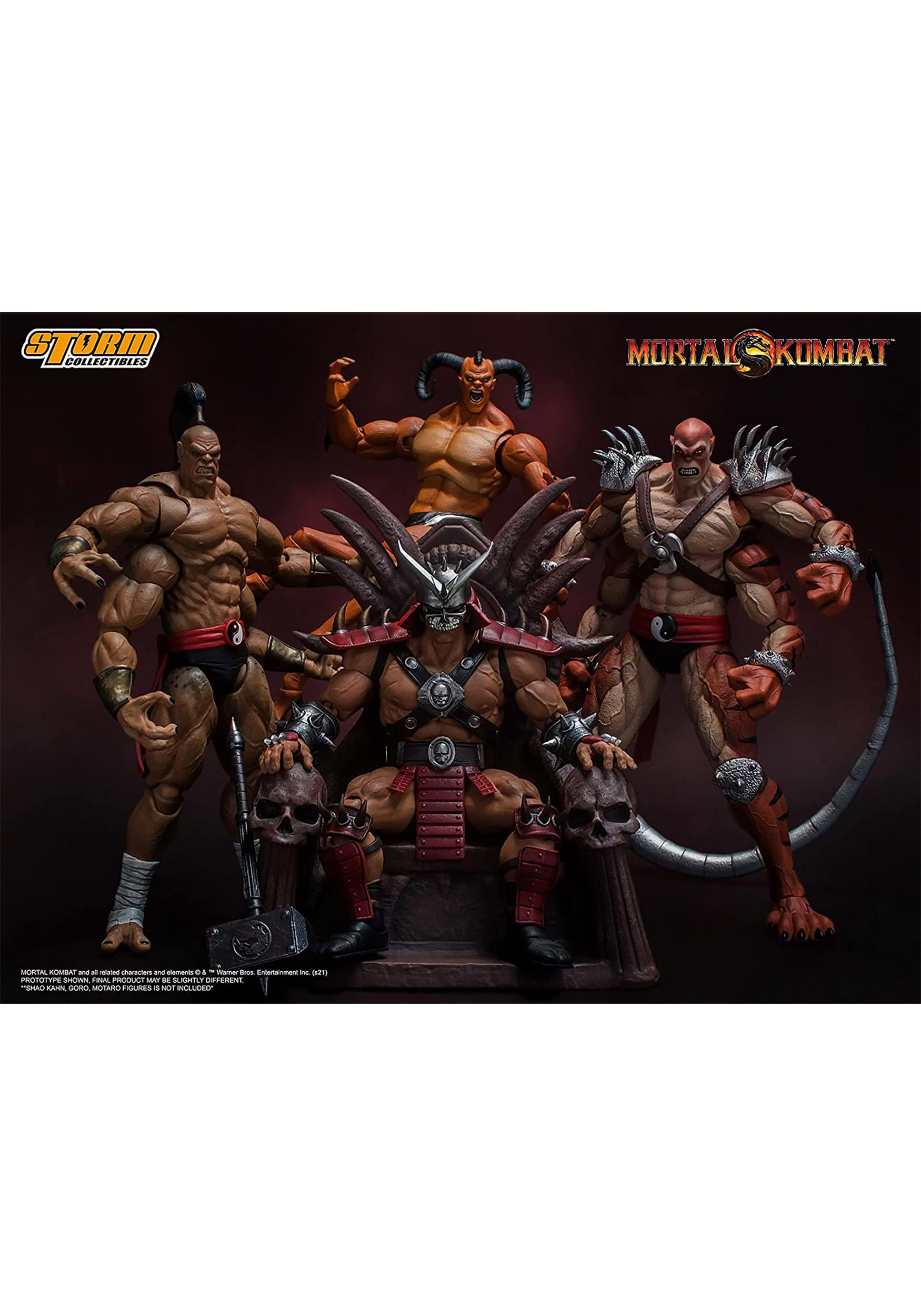 Shao Kahn Mortal Kombat Action Figure 1/12 18 cm