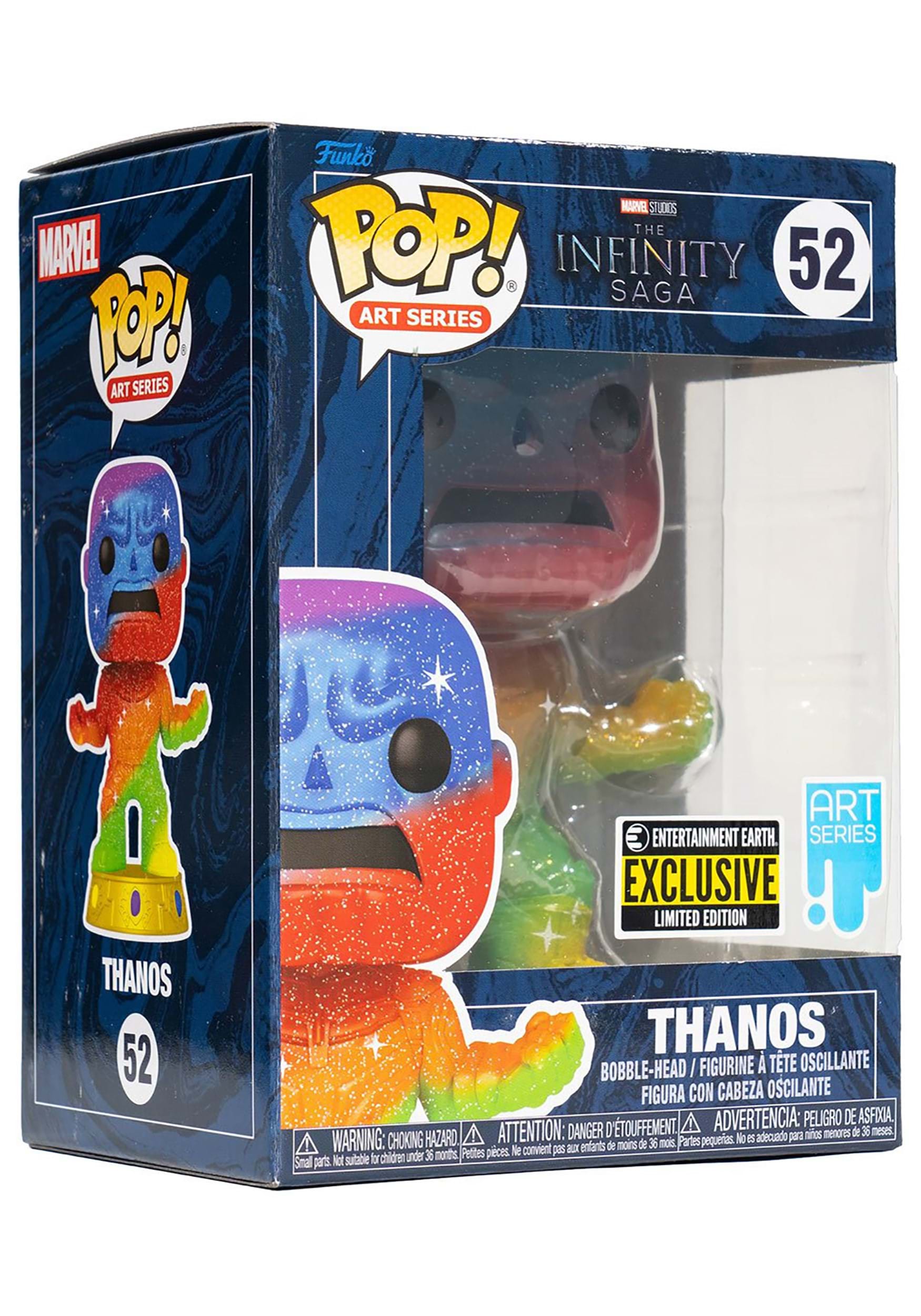 Funko Pop! Marvel Infinity Saga Thanos Art Series Vinyl Figure with Premium  Protector - Entertainment Earth Exclusive - PopMunkii.com
