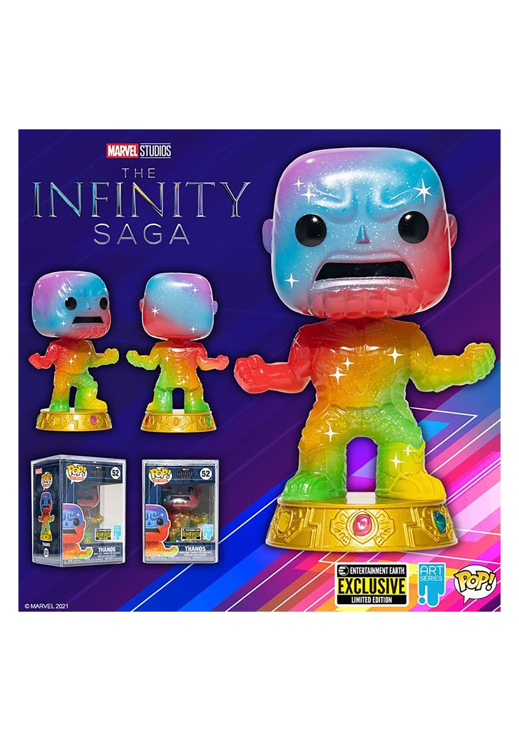 Funko Pop! Marvel Infinity Saga Thanos Art Series Vinyl Figure with Premium  Protector - Entertainment Earth Exclusive - PopMunkii.com