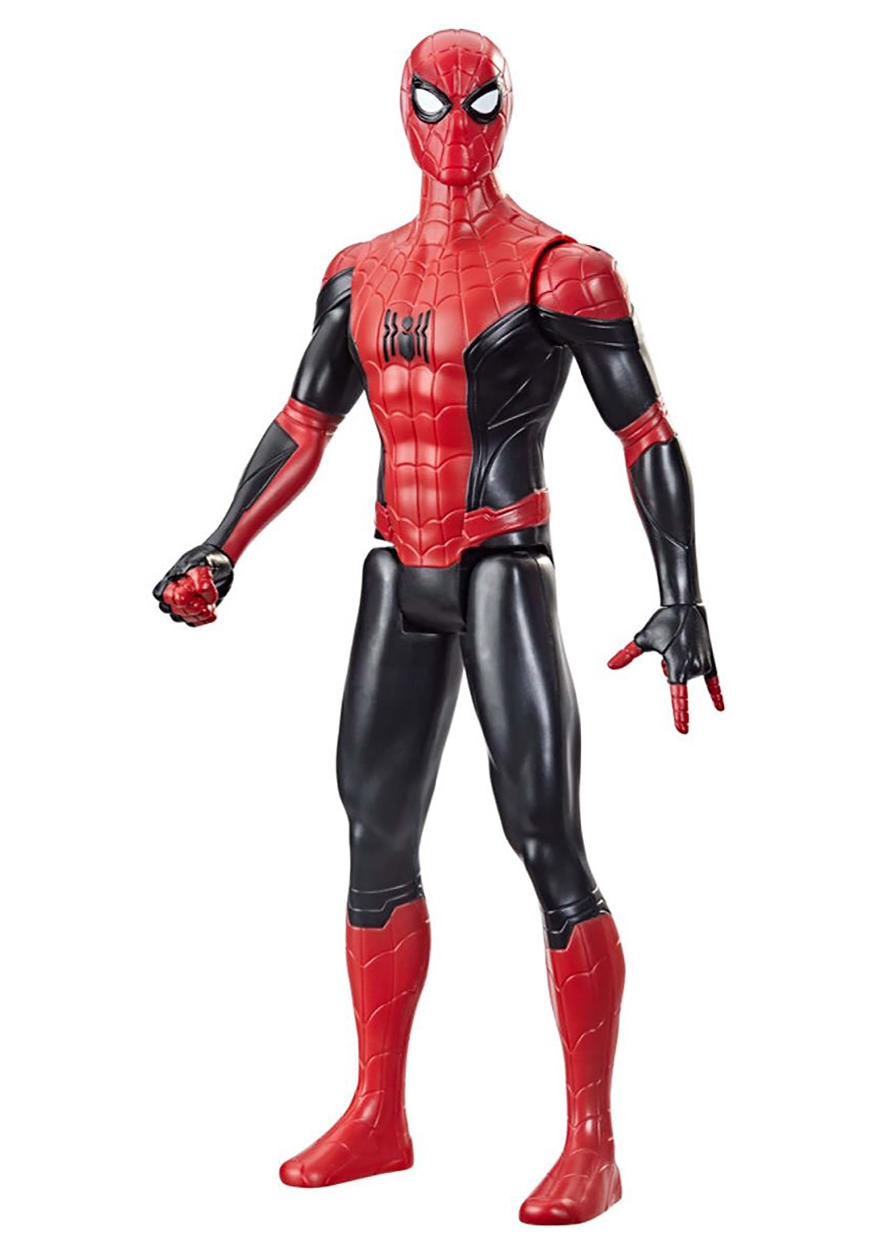 Spider-Man Titan Hero Series Black and Red Suit 12in Action Figure