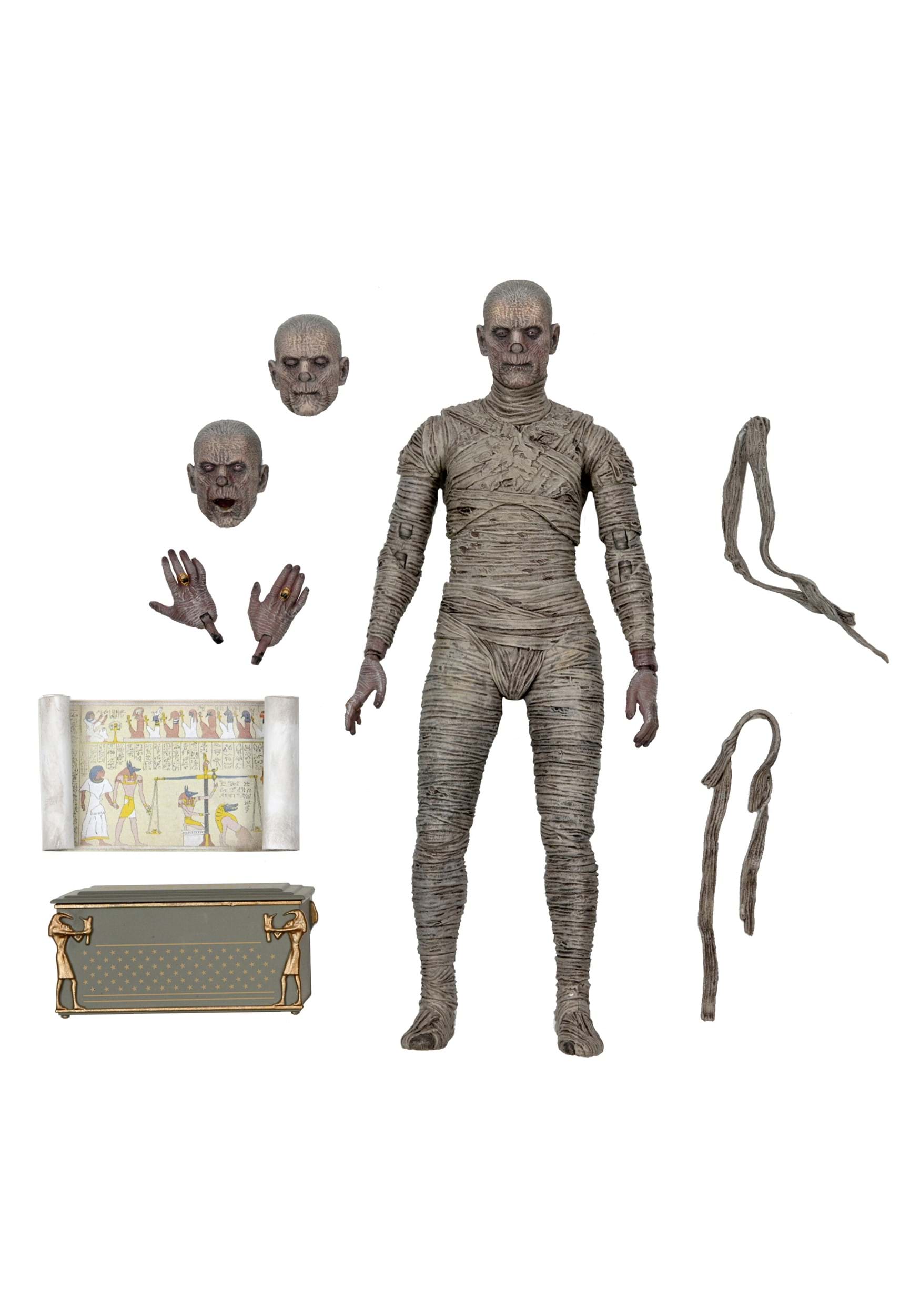 Universal Monsters Ultimate Mummy (Color) 7" Scale Action Figure