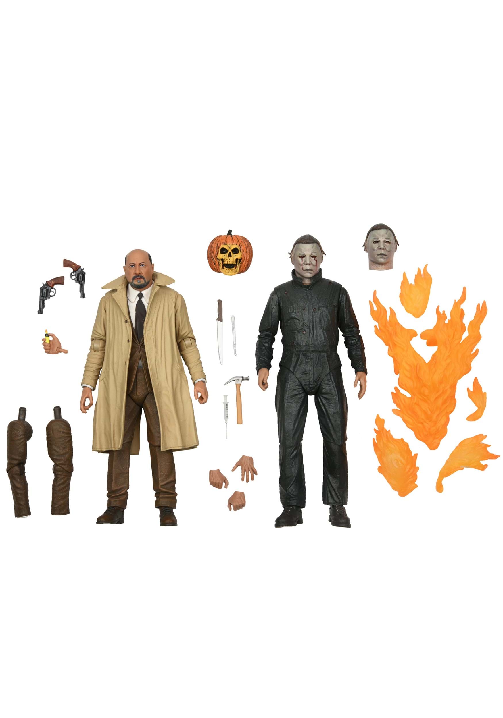 Halloween 2 Ultimate 2-Pack Michael Myers & Dr. Loomis 7 Inch Action Figures