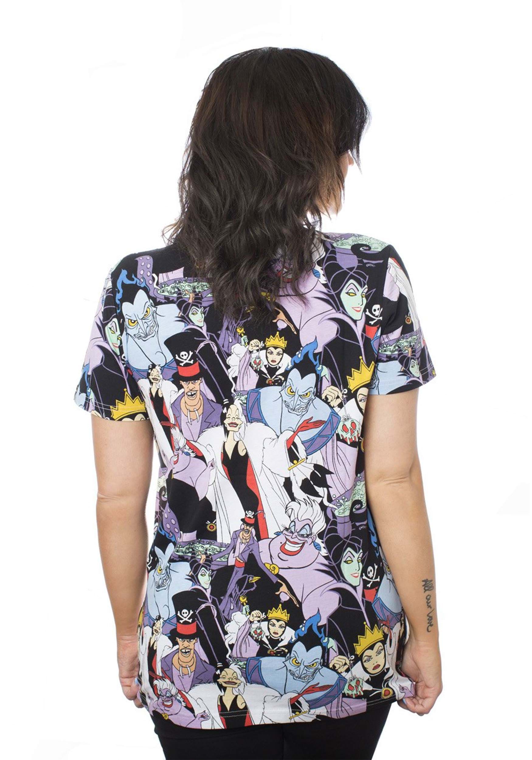 Cakeworthy Disney | T-Shirt Disney Over Adult Print All Villains Apparel