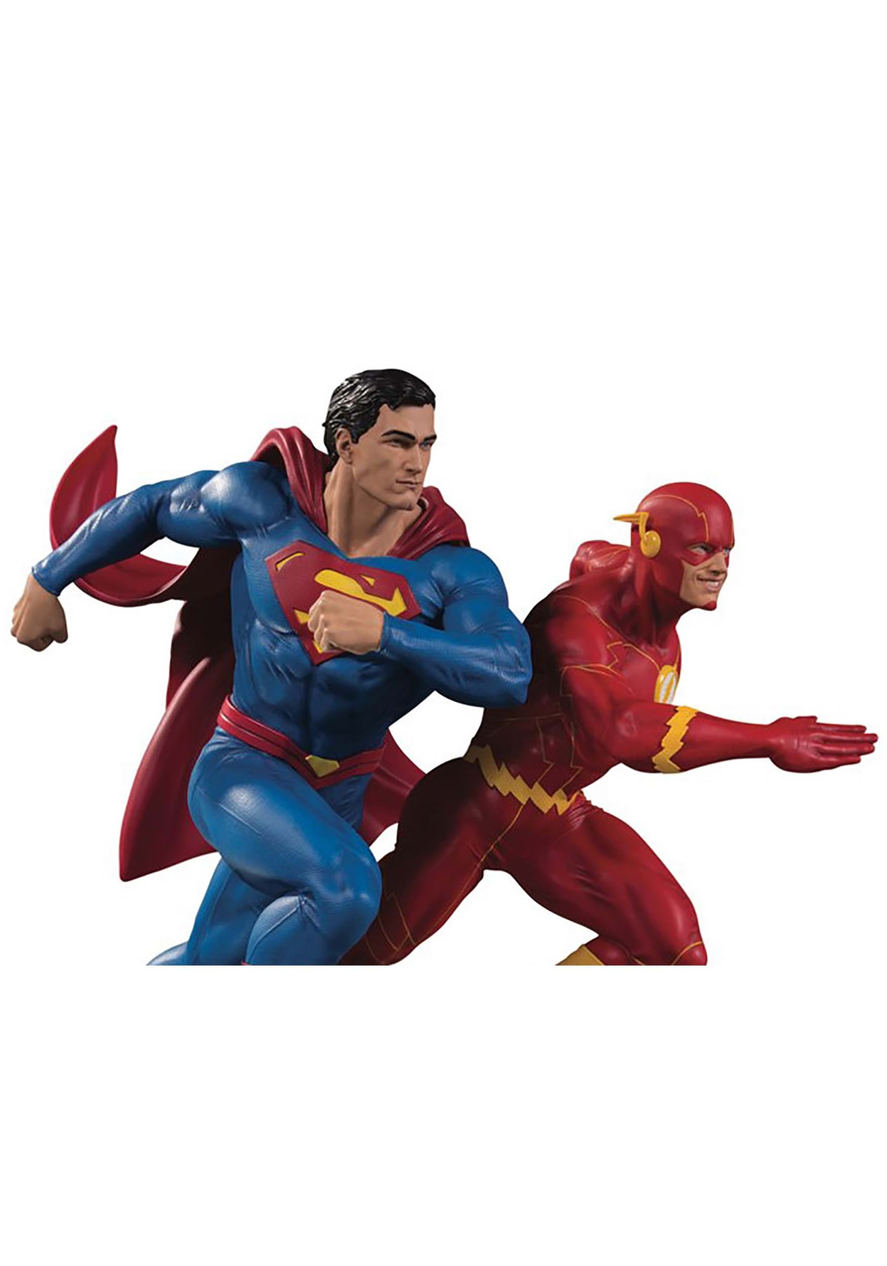 DC Gallery Superman vs. Flash Racing 2nd Edition Statue