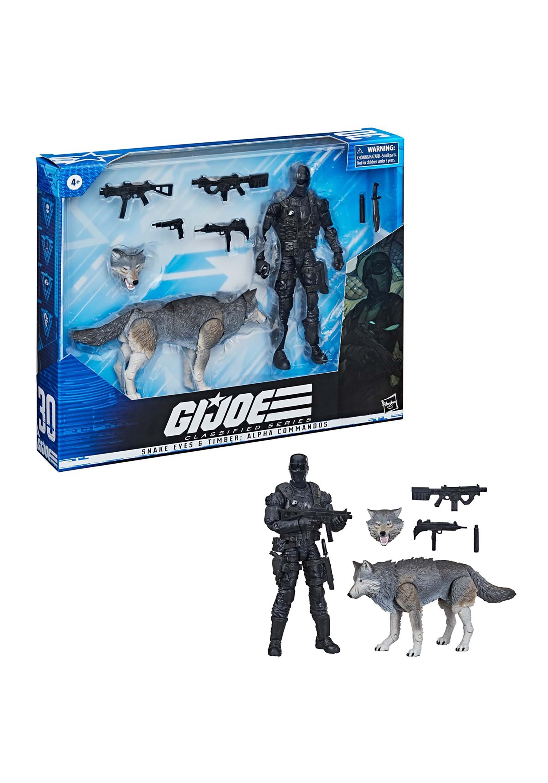 G.I. Joe Classified Series Snake Eyes and Timber Figure Set