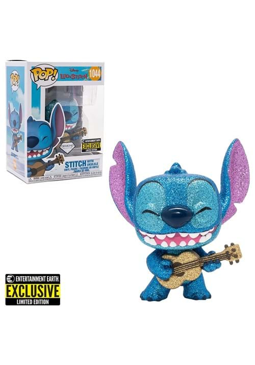 Lilo & Stitch Stitch with Ukulele Diamond Glitter 