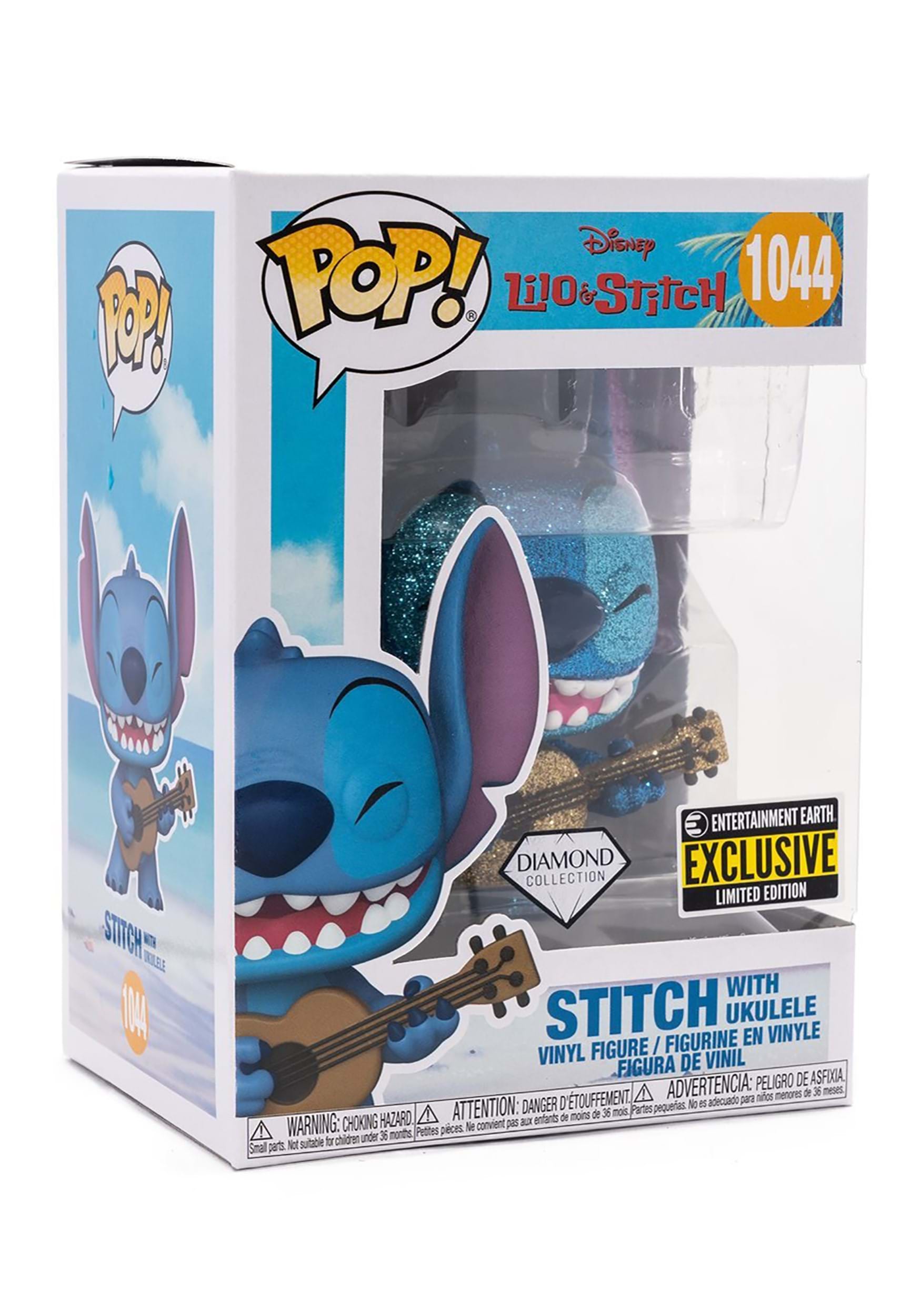 Custom Glitter Halloween Stitch Disney: Lily & Stitch Funko Pop 