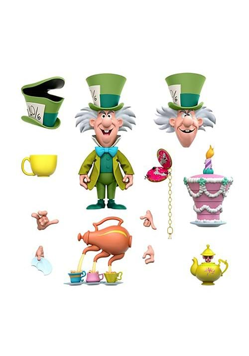 Disney Ultimates Alice Wonderland Mad Hatter Actio