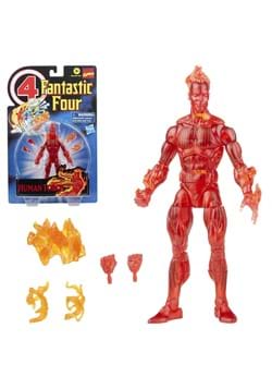 Fantastic Four Retro Marvel Legends Human Torch