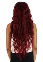 Womens Black and Red Long Wavy Wig Alt 1