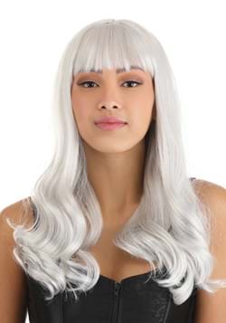 Womens Gray Wavy Wig