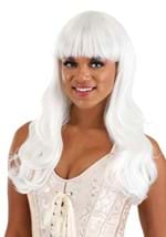 Bright White Wavy Womens Wig