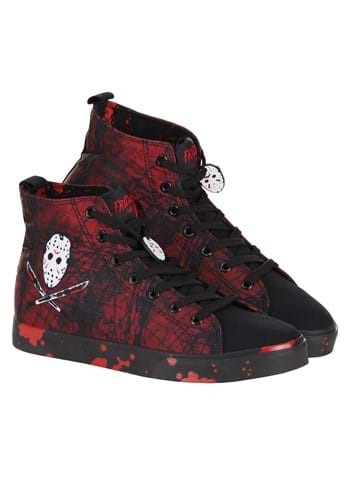 Adult Friday the 13th Jason High Top Shoes | Horror Movie Shoes