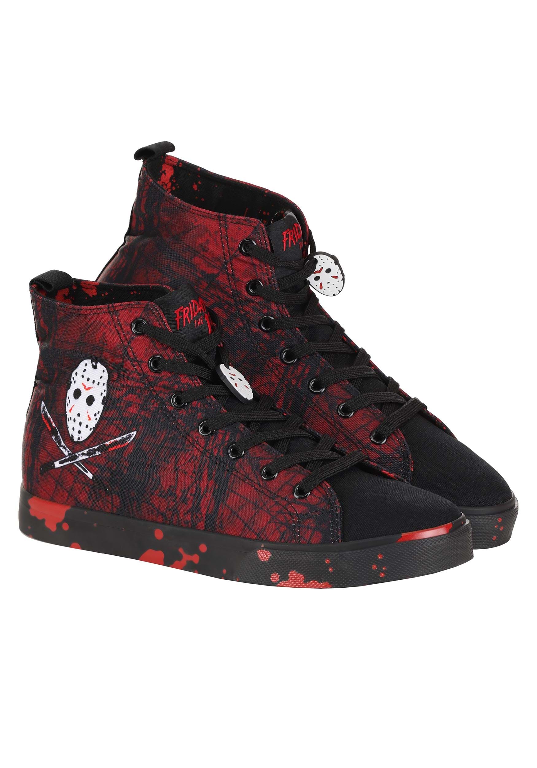 Adult Friday the 13th Jason High Top Sneakers