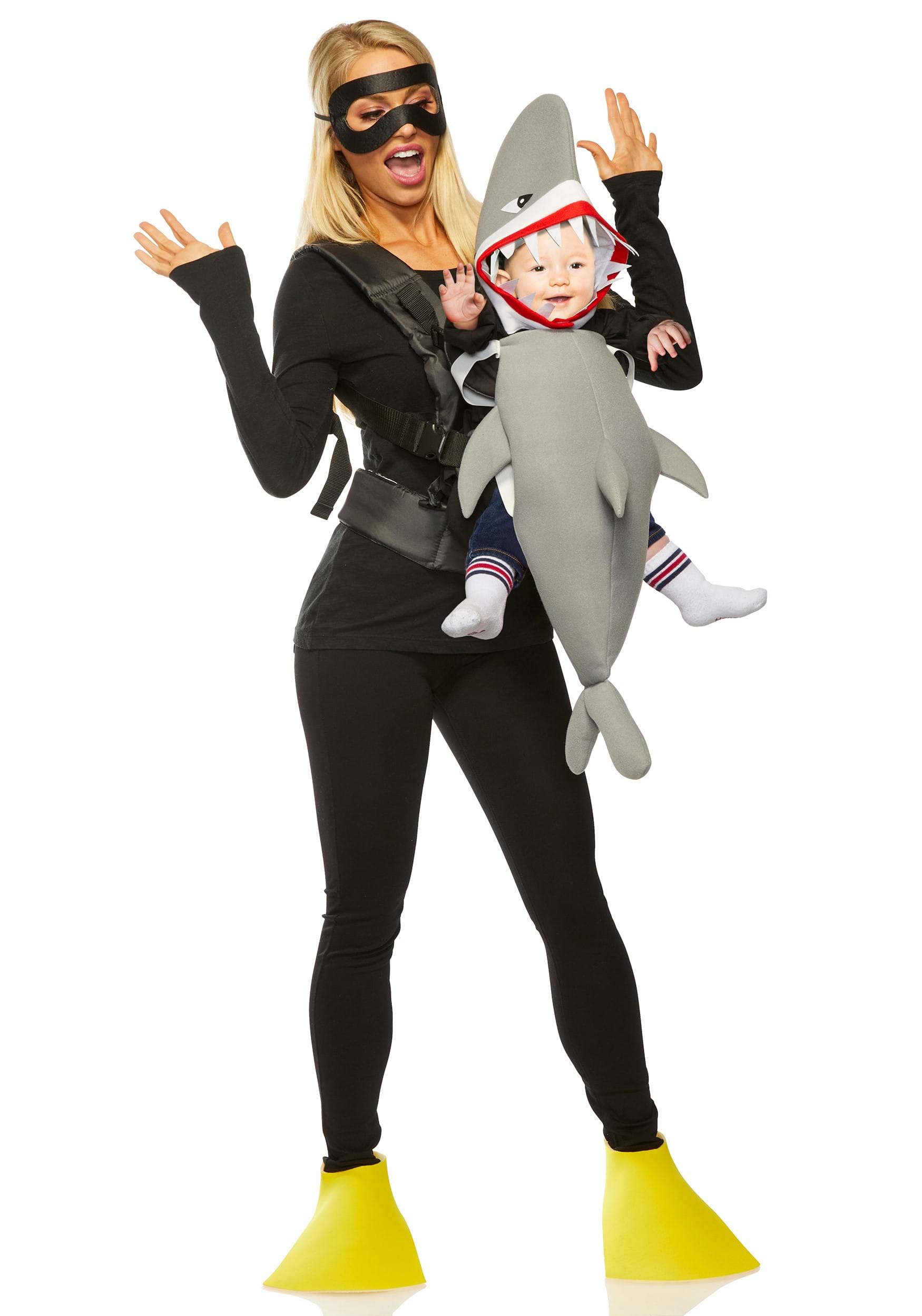 Diver & Baby Shark Carrier Costume