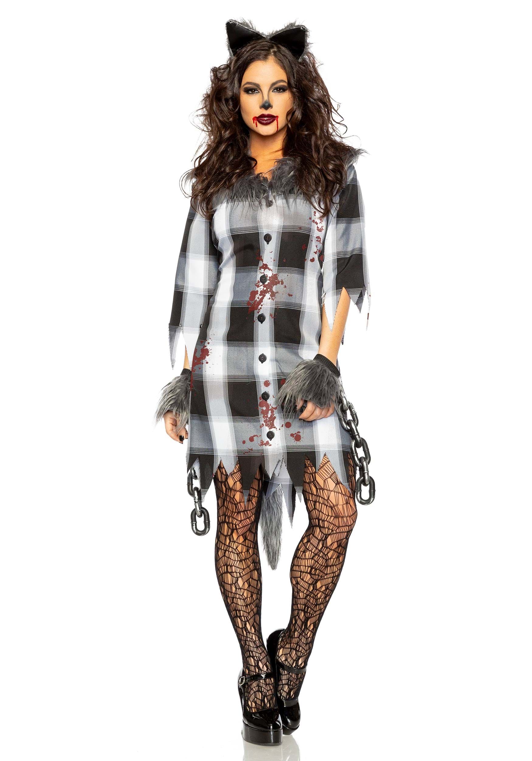 Womens Vicious Werewolf Costume Dress